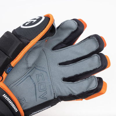 Warrior QR6 Pro Stock Senior Hockey Glove - Fort Wayne Komets - TheHockeyShop.com