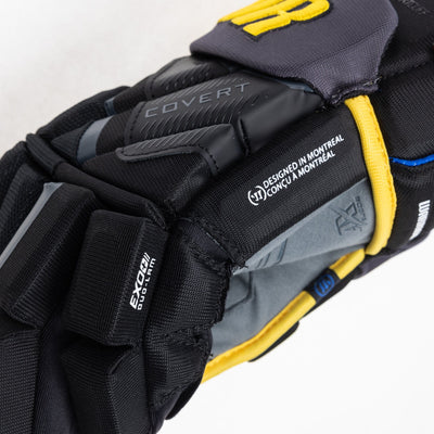 Warrior QR6 Pro Stock Senior Hockey Glove - Iowa Heartlanders - TheHockeyShop.com