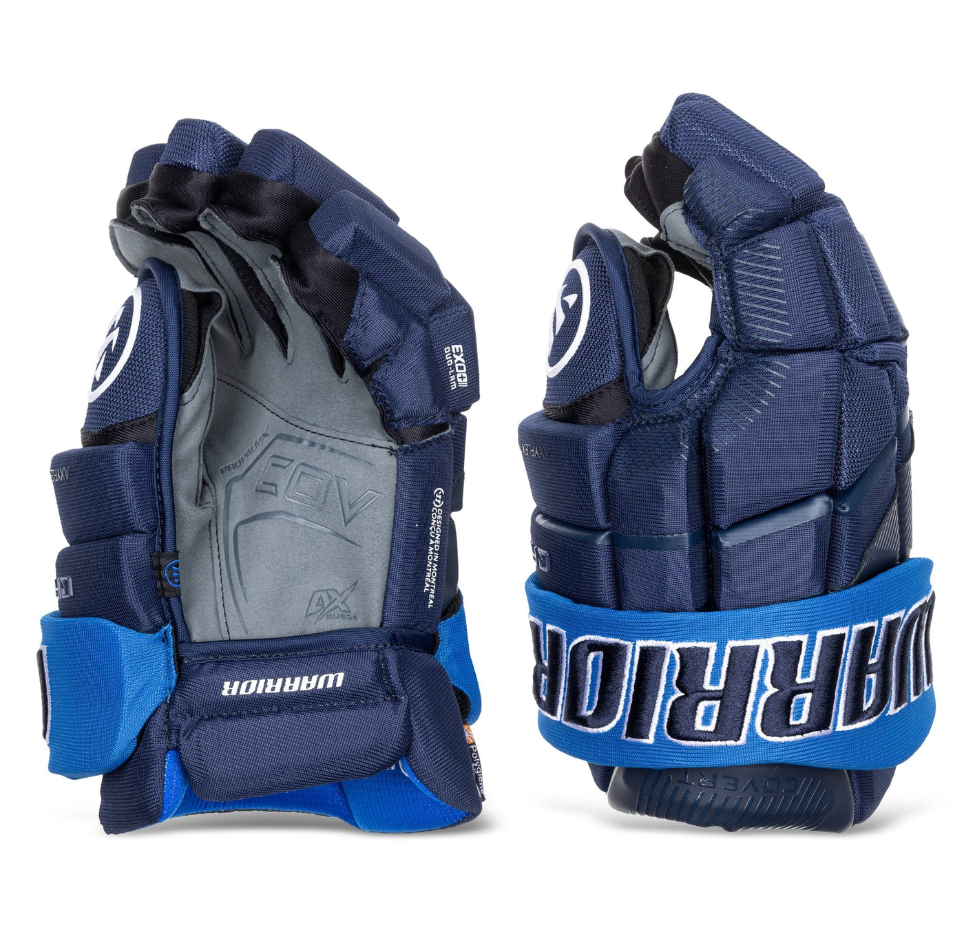 Warrior QR6 Pro Stock Senior Hockey Glove - Jacksonville Ice Men - TheHockeyShop.com