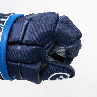 Warrior QR6 Pro Stock Senior Hockey Glove - Jacksonville Ice Men - TheHockeyShop.com