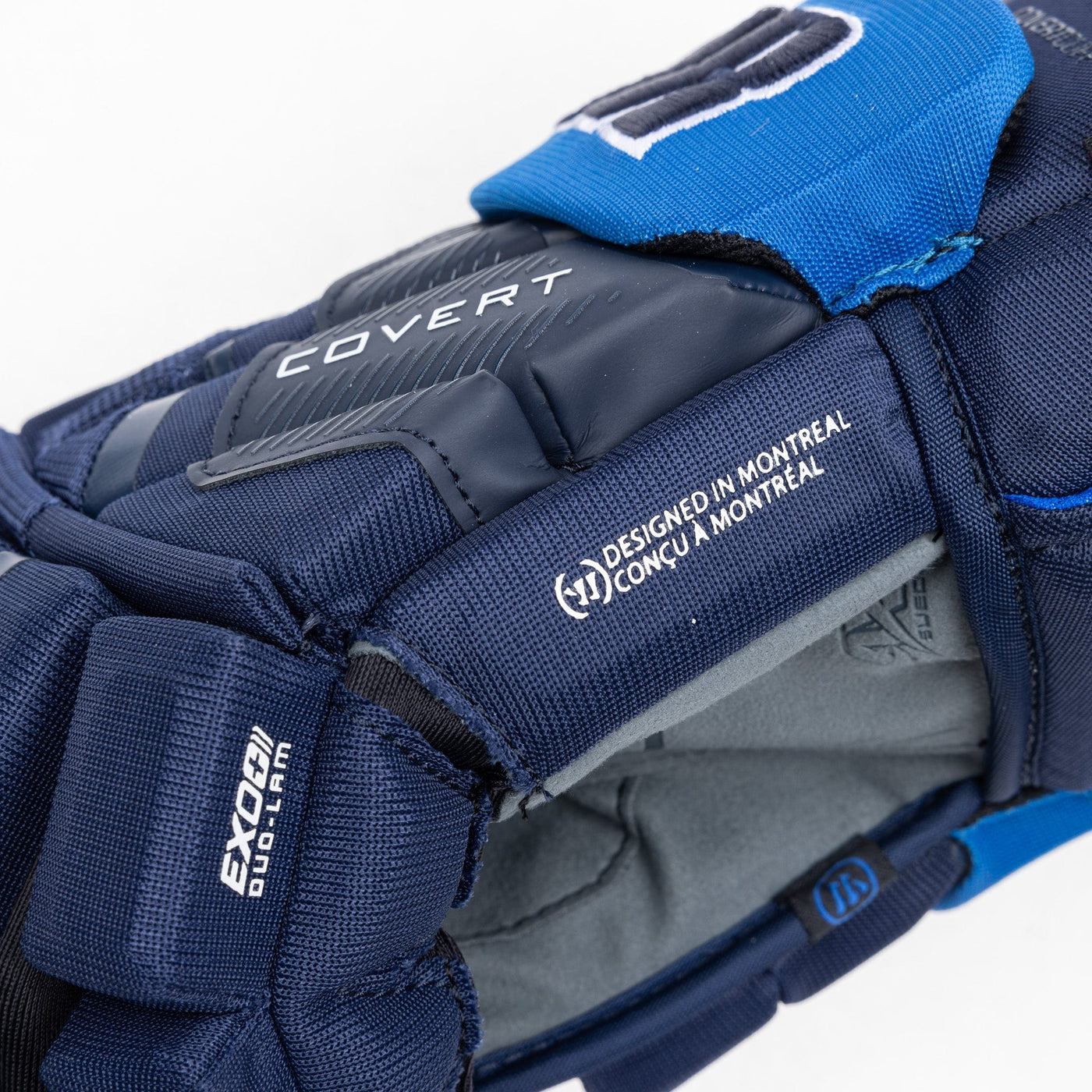 Warrior QR6 Pro Stock Senior Hockey Glove - Jacksonville Ice Men - TheHockeyShop.com
