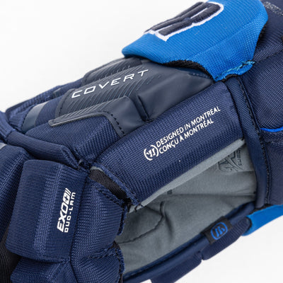 Warrior QR6 Pro Stock Senior Hockey Glove - Jacksonville Ice Men - TheHockeyShop.com