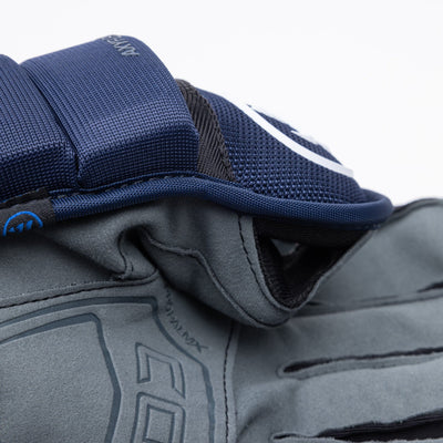 Warrior QR6 Pro Stock Senior Hockey Glove - Jacksonville Ice Men - TheHockeyShop.com