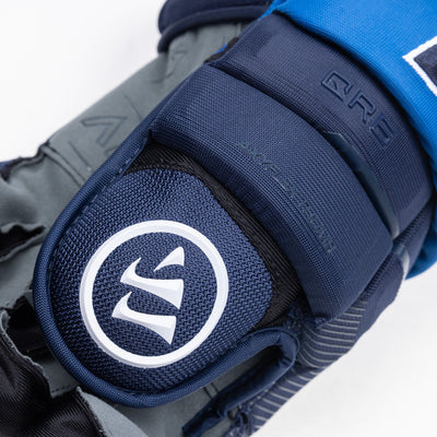 Warrior QR6 Pro Stock Senior Hockey Glove - Jacksonville Ice Men - TheHockeyShop.com