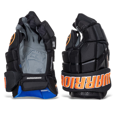 Warrior QR6 Pro Stock Senior Hockey Glove - Kansas City Mavericks - TheHockeyShop.com