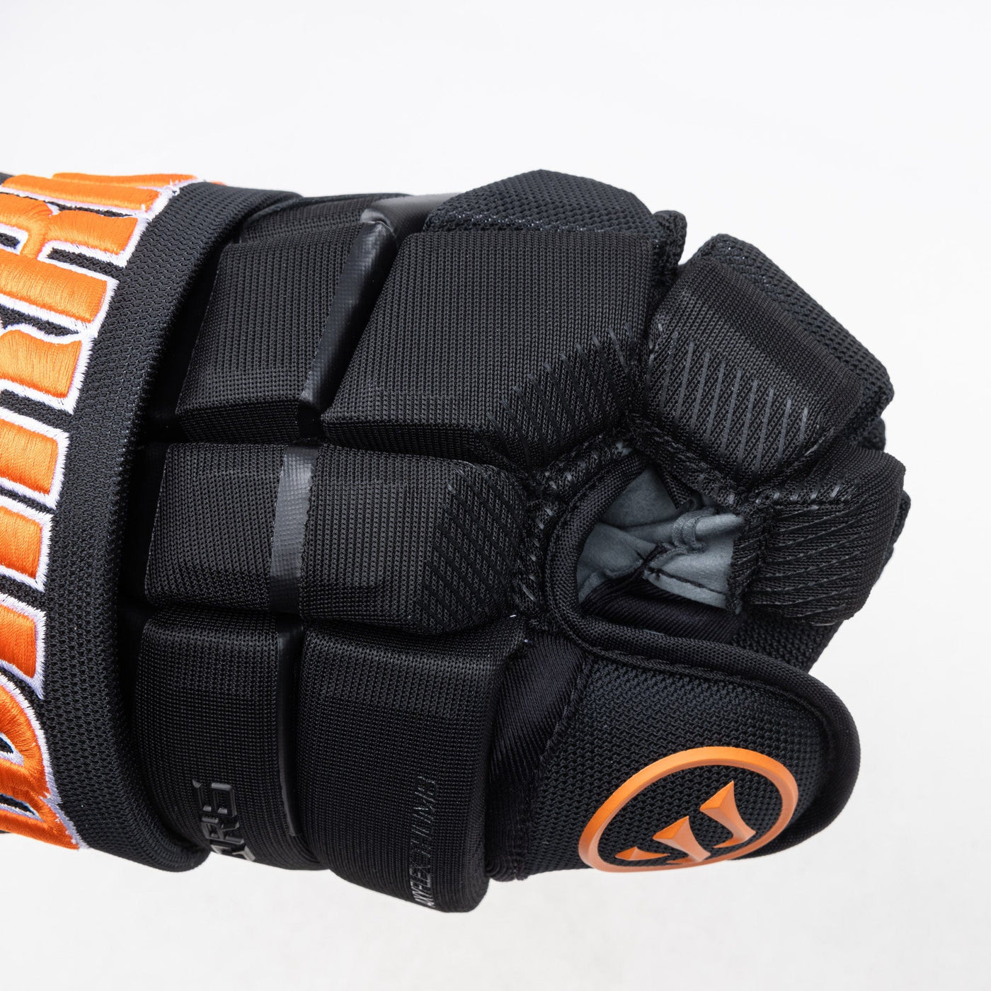 Warrior QR6 Pro Stock Senior Hockey Glove - Kansas City Mavericks - TheHockeyShop.com