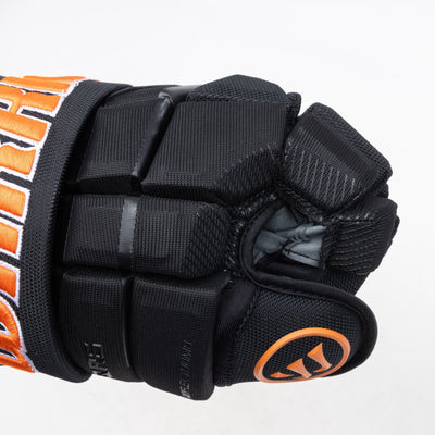 Warrior QR6 Pro Stock Senior Hockey Glove - Kansas City Mavericks - TheHockeyShop.com