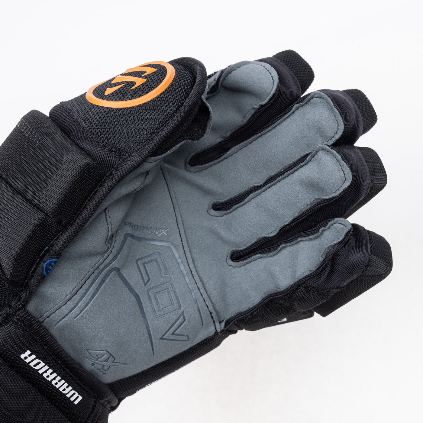 Warrior QR6 Pro Stock Senior Hockey Glove - Kansas City Mavericks - TheHockeyShop.com
