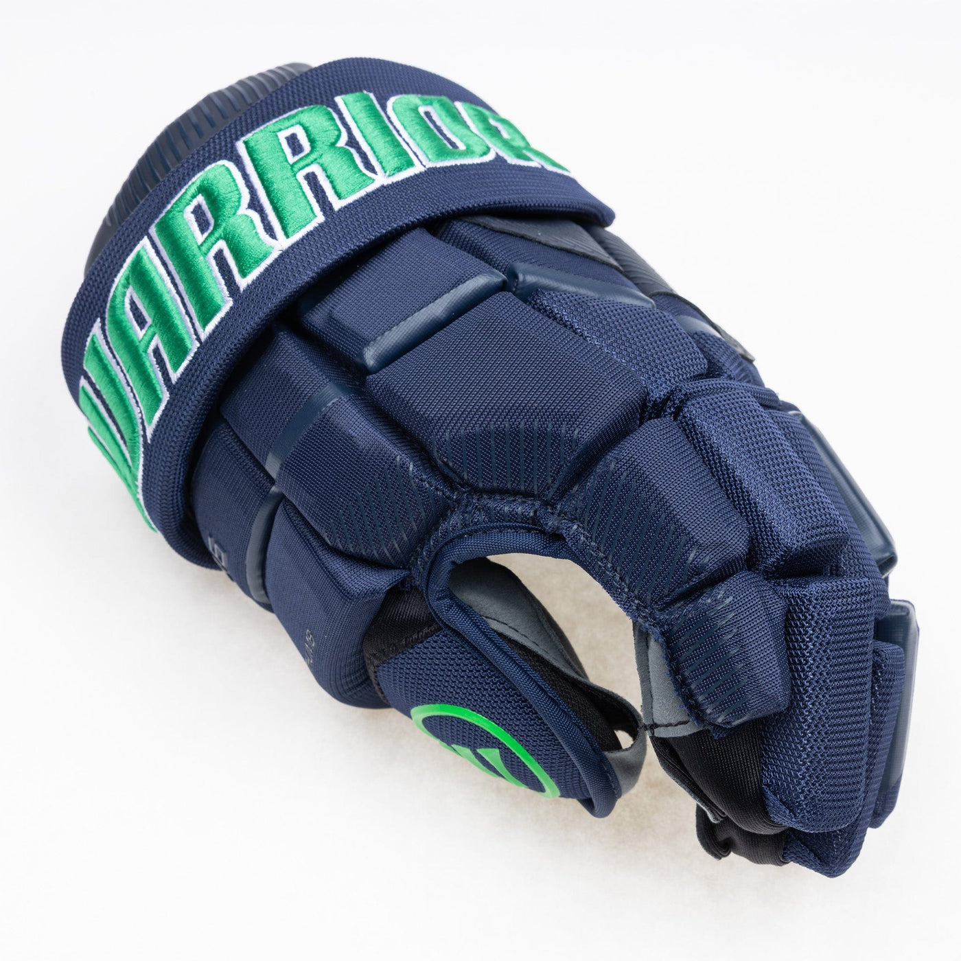 Warrior QR6 Pro Stock Senior Hockey Glove - Maine Mariners - TheHockeyShop.com