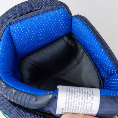 Warrior QR6 Pro Stock Senior Hockey Glove - Maine Mariners - TheHockeyShop.com
