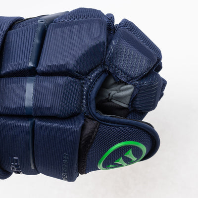 Warrior QR6 Pro Stock Senior Hockey Glove - Maine Mariners - TheHockeyShop.com