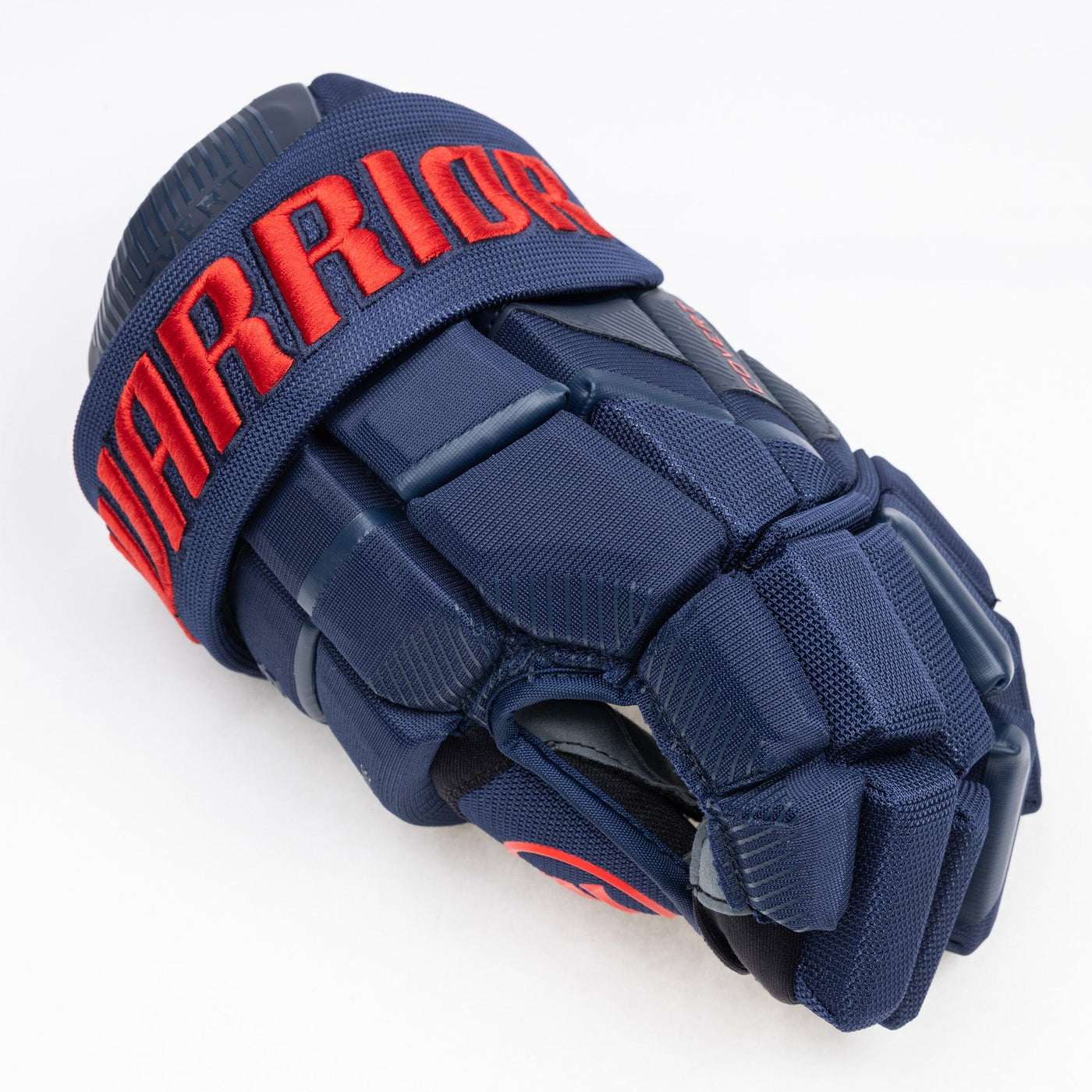 Warrior QR6 Pro Stock Senior Hockey Glove - New York Rangers Stadium - TheHockeyShop.com