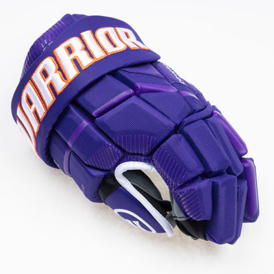 Warrior QR6 Pro Stock Senior Hockey Glove - Orlando Solar Bears - TheHockeyShop.com