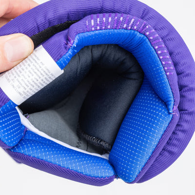 Warrior QR6 Pro Stock Senior Hockey Glove - Orlando Solar Bears - TheHockeyShop.com