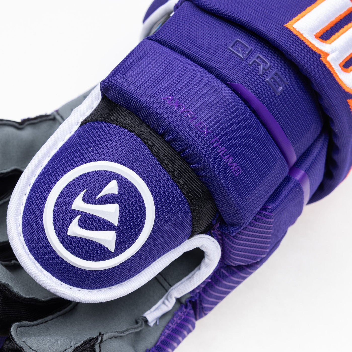 Warrior QR6 Pro Stock Senior Hockey Glove - Orlando Solar Bears - TheHockeyShop.com