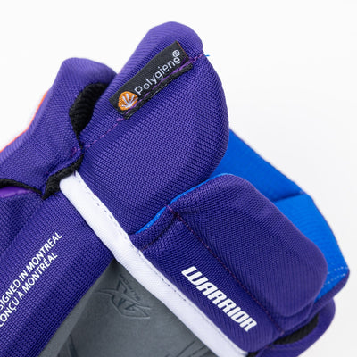 Warrior QR6 Pro Stock Senior Hockey Glove - Orlando Solar Bears - TheHockeyShop.com