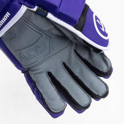 Warrior QR6 Pro Stock Senior Hockey Glove - Orlando Solar Bears - TheHockeyShop.com