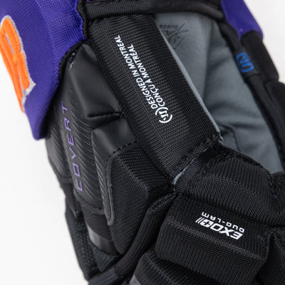 Warrior QR6 Pro Stock Senior Hockey Glove - Reading Royals - TheHockeyShop.com