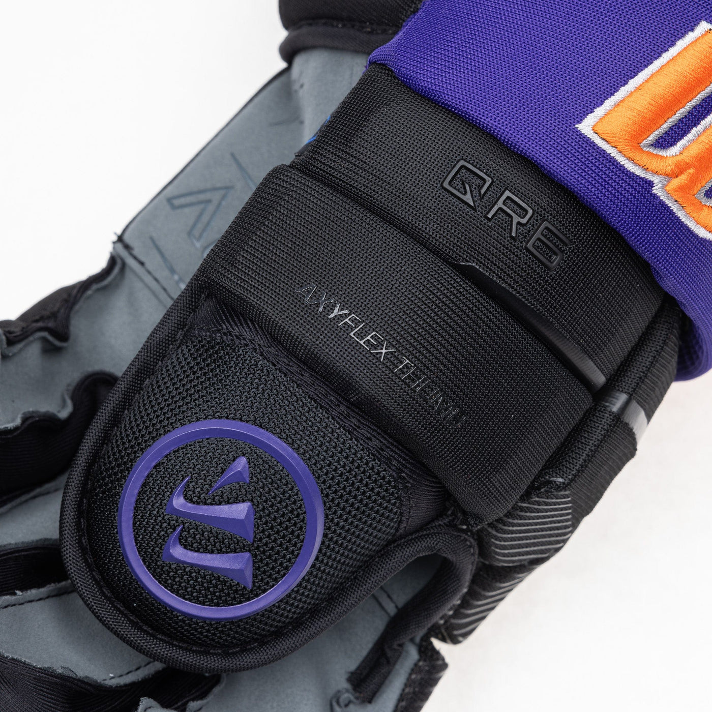 Warrior QR6 Pro Stock Senior Hockey Glove - Reading Royals - TheHockeyShop.com