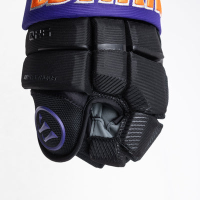 Warrior QR6 Pro Stock Senior Hockey Glove - Reading Royals - TheHockeyShop.com