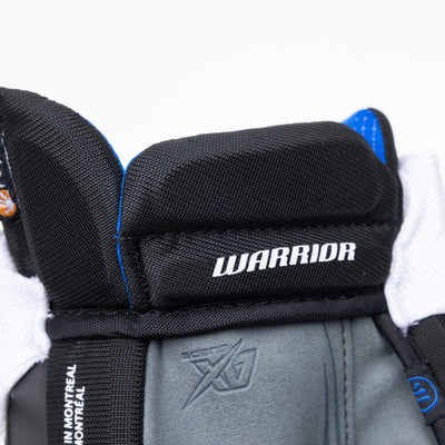 Warrior QR6 Pro Stock Senior Hockey Glove - San Jose Sharks Black - TheHockeyShop.com