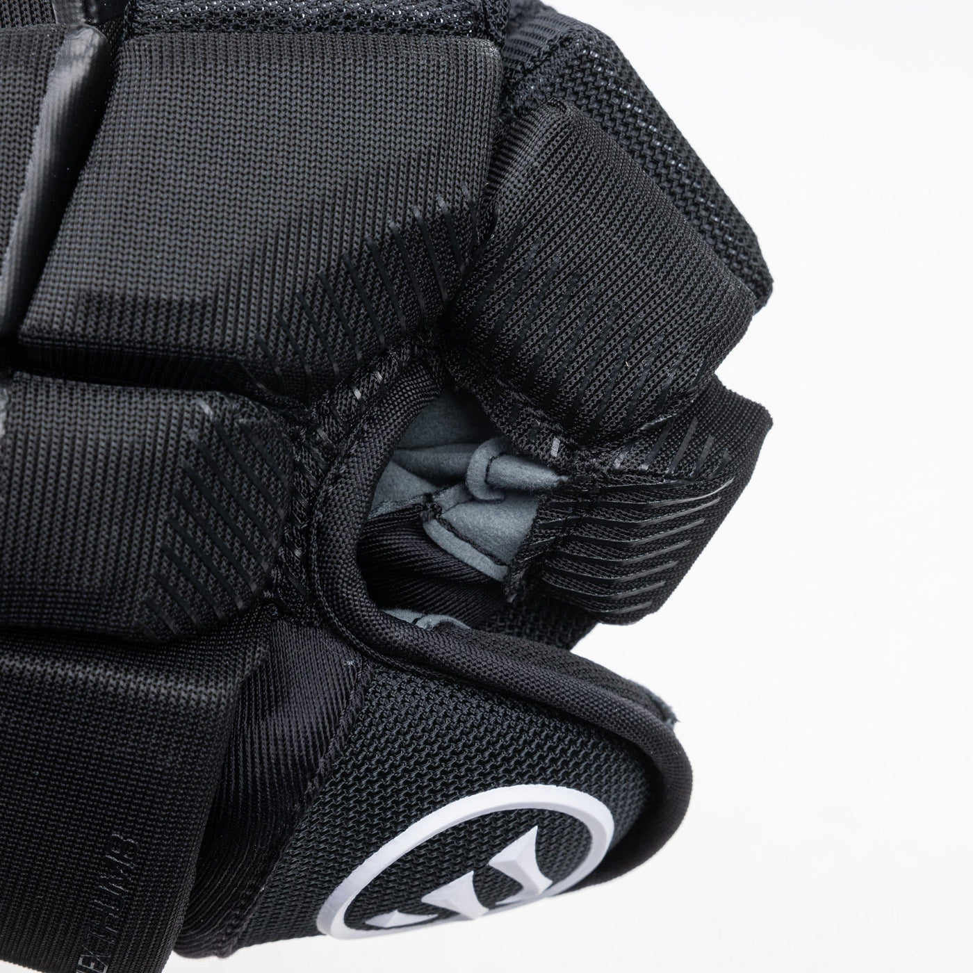 Warrior QR6 Pro Stock Senior Hockey Glove - San Jose Sharks Black - TheHockeyShop.com