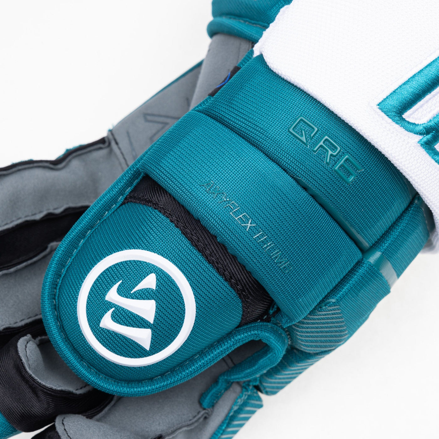 Warrior QR6 Pro Stock Senior Hockey Glove - San Jose Sharks Teal - TheHockeyShop.com