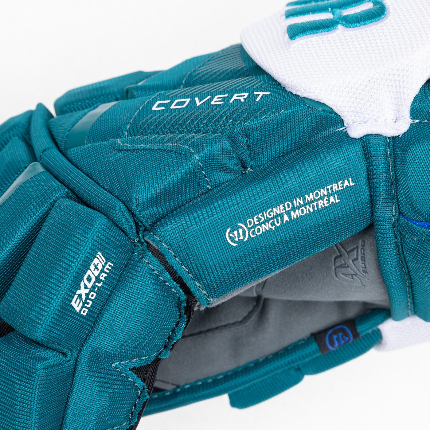 Warrior QR6 Pro Stock Senior Hockey Glove - San Jose Sharks Teal - TheHockeyShop.com