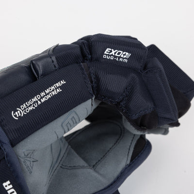 Warrior QR6 Pro Stock Senior Hockey Glove - Seattle Kraken - TheHockeyShop.com