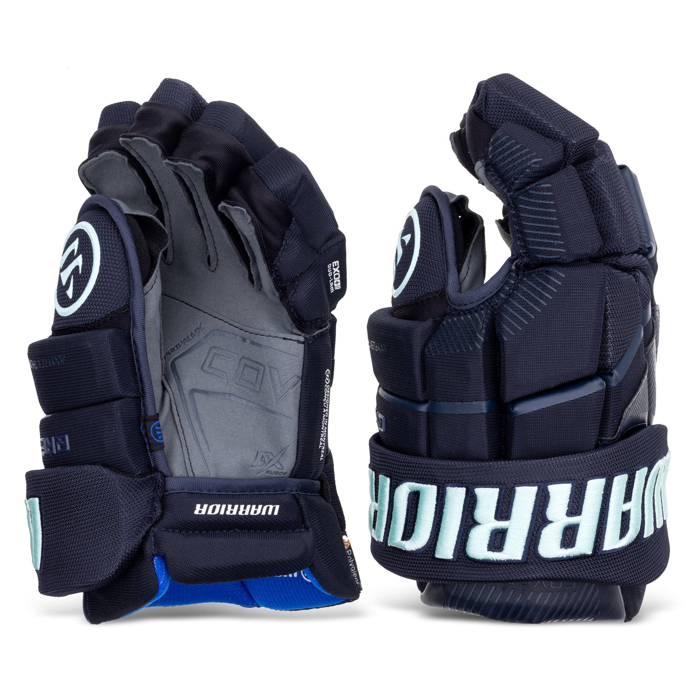 Warrior QR6 Pro Stock Senior Hockey Glove - Seattle Kraken - TheHockeyShop.com