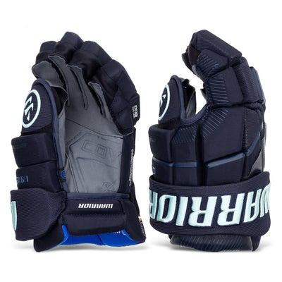 Warrior QR6 Pro Stock Senior Hockey Glove - Seattle Kraken - TheHockeyShop.com