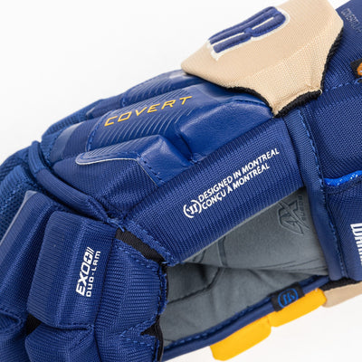 Warrior QR6 Pro Stock Senior Hockey Glove - St. Louis Winter Classic - TheHockeyShop.com