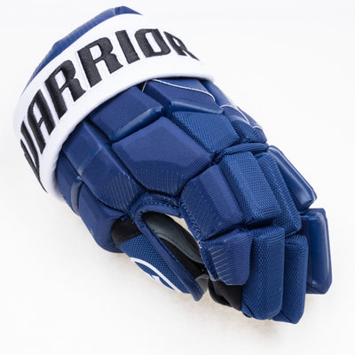 Warrior QR6 Pro Stock Senior Hockey Glove - Tampa Bay Lightning Blue - TheHockeyShop.com