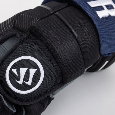 Warrior QR6 Pro Stock Senior Hockey Glove - Toronto Maple Leafs Black - TheHockeyShop.com
