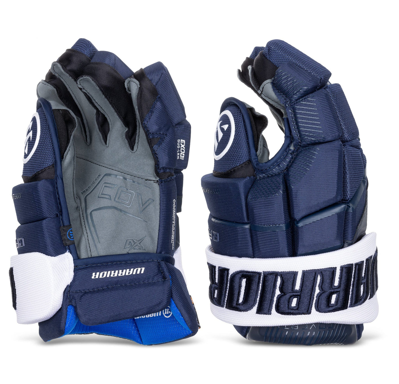 Warrior QR6 Pro Stock Senior Hockey Glove - Tulsa Oilers - TheHockeyShop.com
