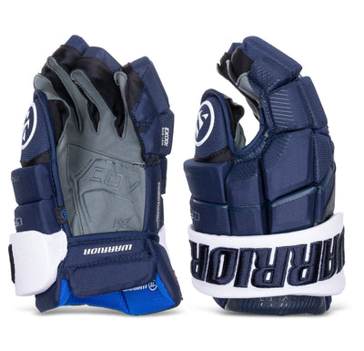 Warrior QR6 Pro Stock Senior Hockey Glove - Tulsa Oilers - TheHockeyShop.com