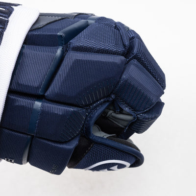 Warrior QR6 Pro Stock Senior Hockey Glove - Tulsa Oilers - TheHockeyShop.com