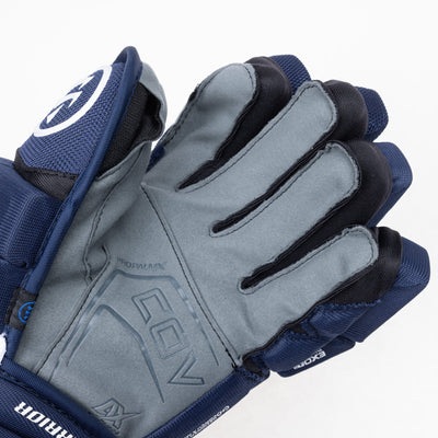 Warrior QR6 Pro Stock Senior Hockey Glove - Tulsa Oilers - TheHockeyShop.com