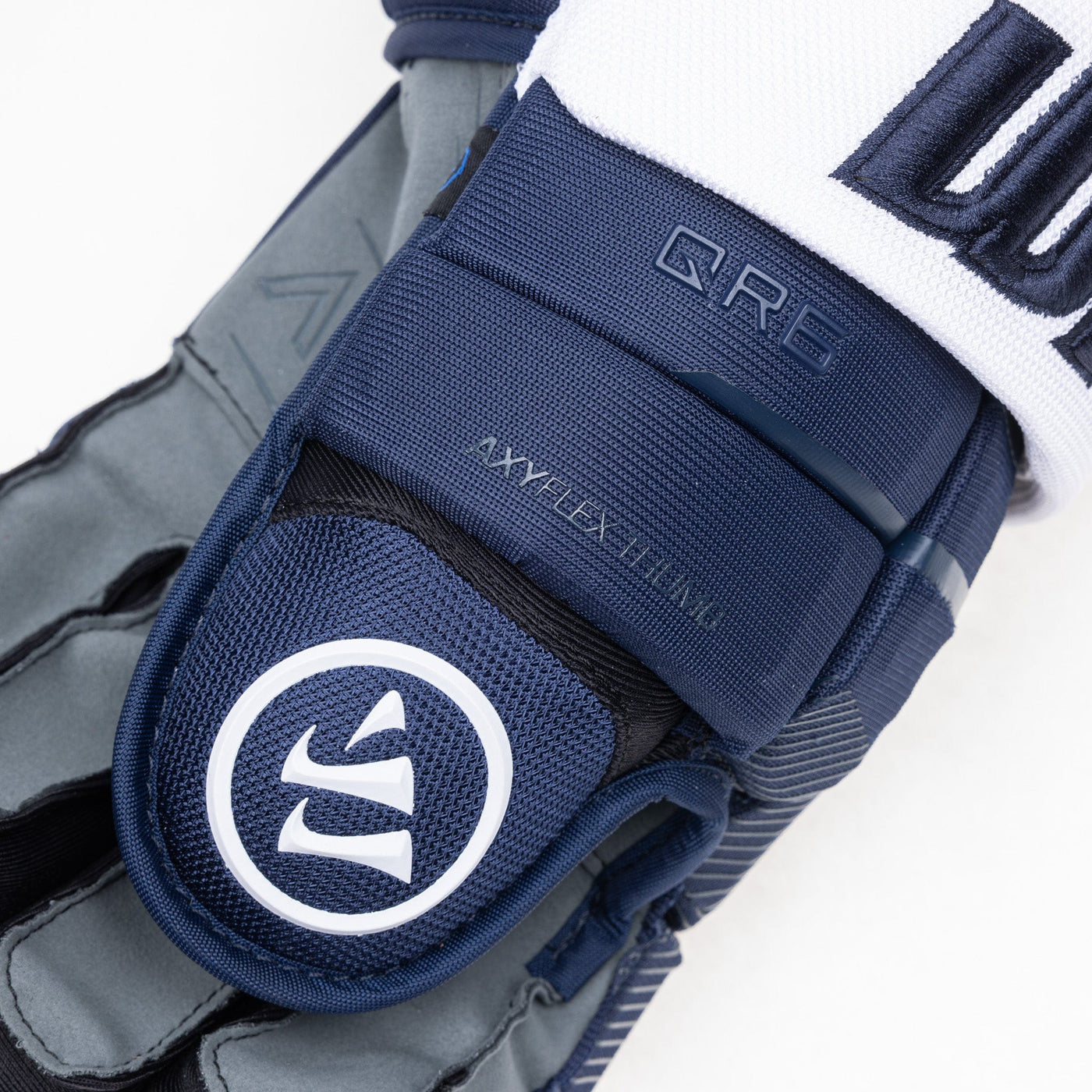 Warrior QR6 Pro Stock Senior Hockey Glove - Tulsa Oilers - TheHockeyShop.com