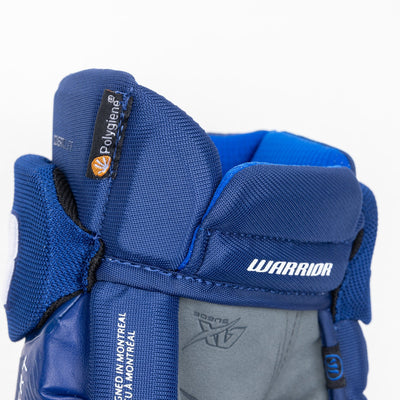 Warrior QR6 Pro Stock Senior Hockey Glove - Vancouver Canucks Royal - TheHockeyShop.com