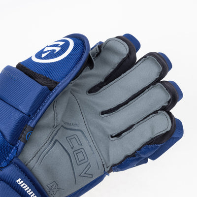 Warrior QR6 Pro Stock Senior Hockey Glove - Vancouver Canucks Royal - TheHockeyShop.com