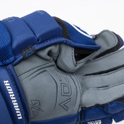 Warrior QR6 Pro Stock Senior Hockey Glove - Vancouver Canucks Royal - TheHockeyShop.com