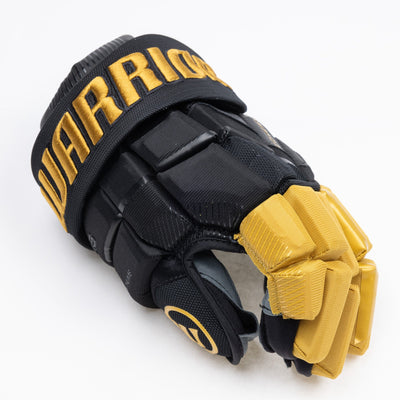 Warrior QR6 Pro Stock Senior Hockey Glove - Vegas Golden Knights Black - TheHockeyShop.com