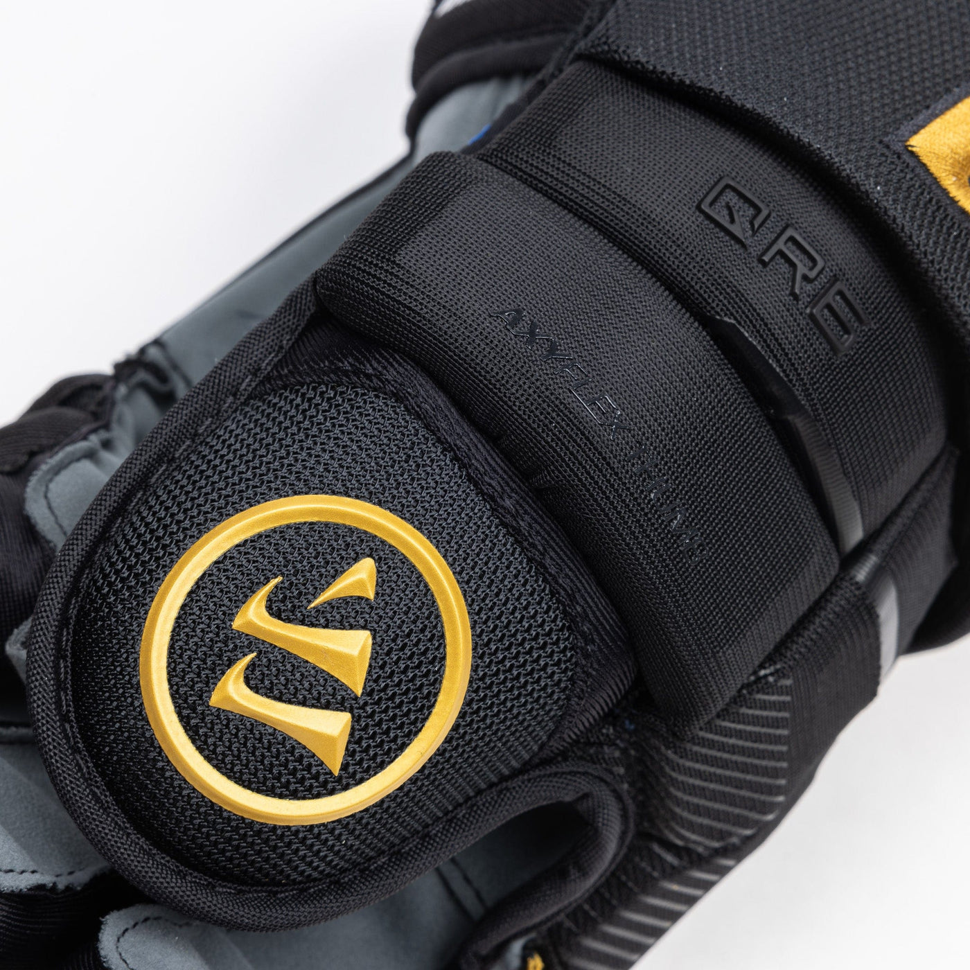 Warrior QR6 Pro Stock Senior Hockey Glove - Vegas Golden Knights Black - TheHockeyShop.com