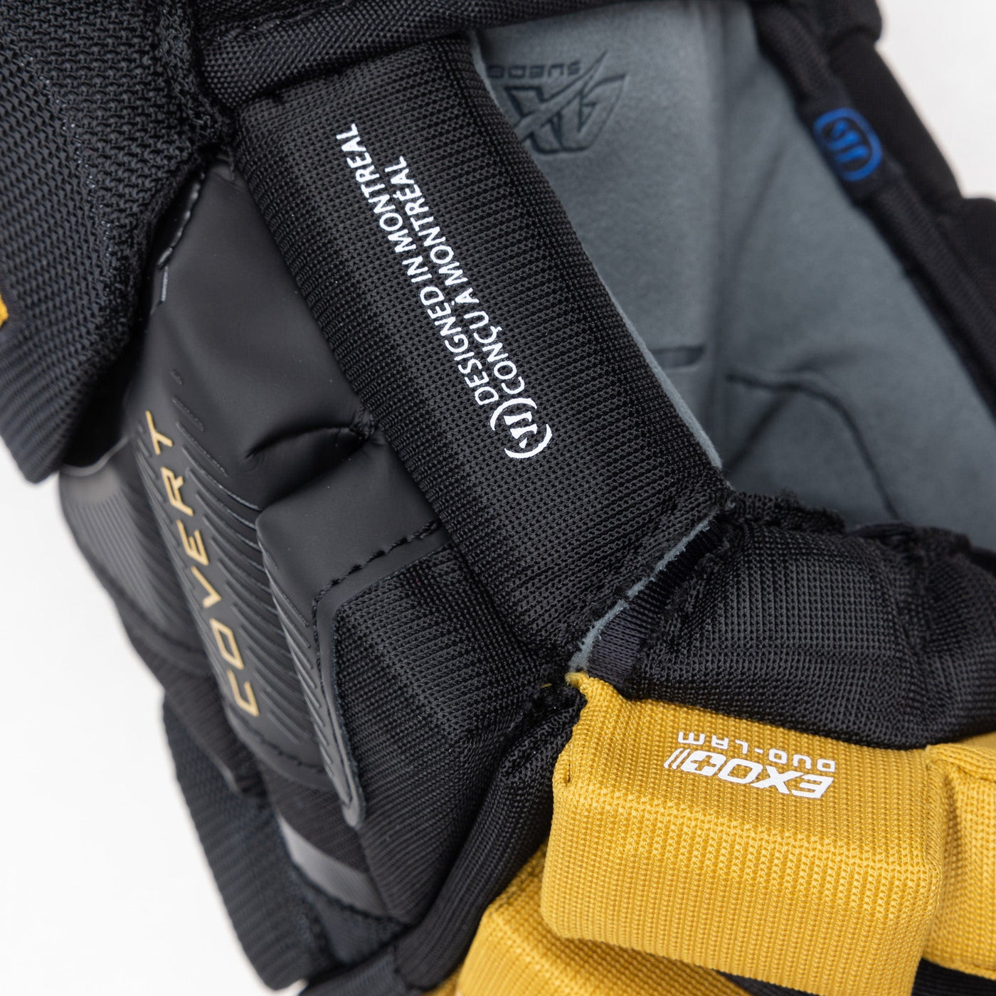 Warrior QR6 Pro Stock Senior Hockey Glove - Vegas Golden Knights Black - TheHockeyShop.com