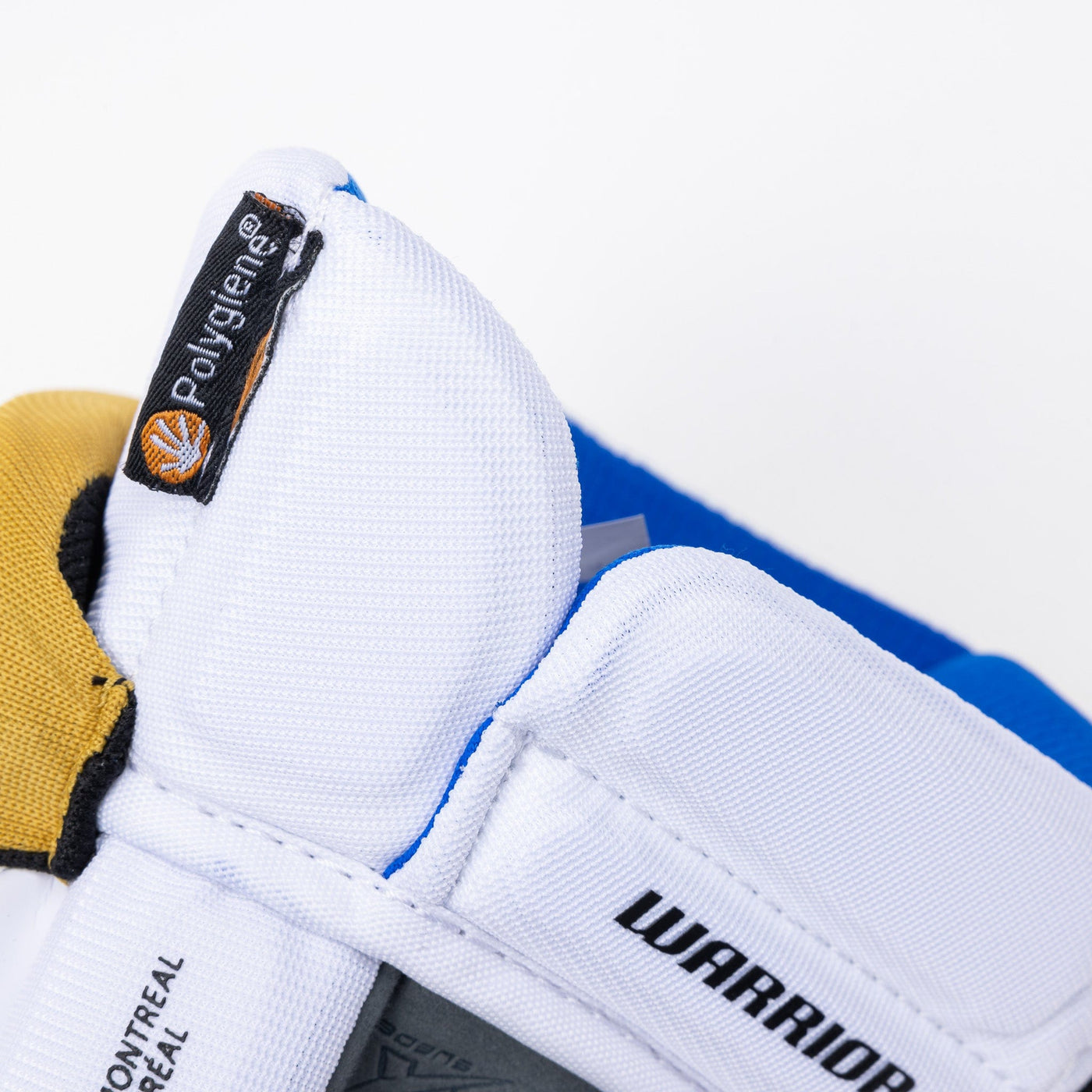 Warrior QR6 Pro Stock Senior Hockey Glove - Vegas Golden Knights White - TheHockeyShop.com