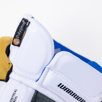 Warrior QR6 Pro Stock Senior Hockey Glove - Vegas Golden Knights White - TheHockeyShop.com