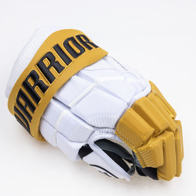 Warrior QR6 Pro Stock Senior Hockey Glove - Vegas Golden Knights White - TheHockeyShop.com