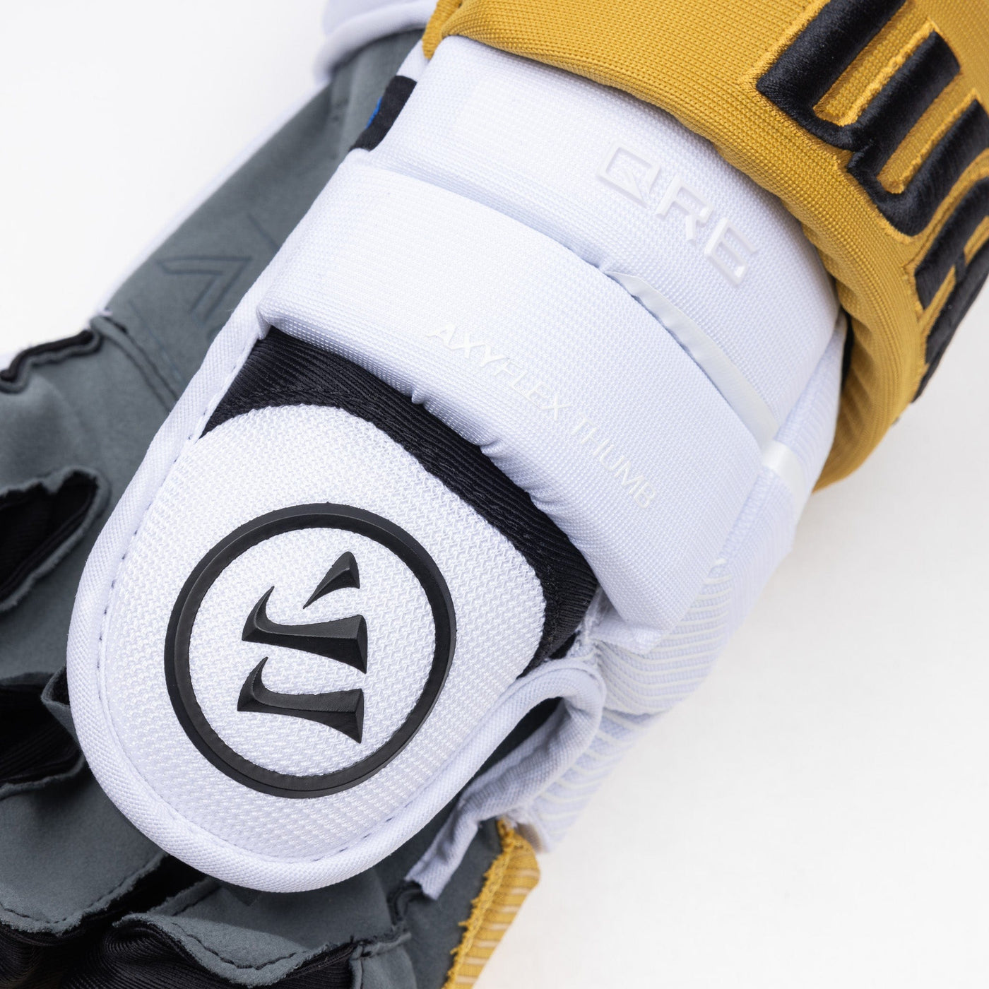 Warrior QR6 Pro Stock Senior Hockey Glove - Vegas Golden Knights White - TheHockeyShop.com