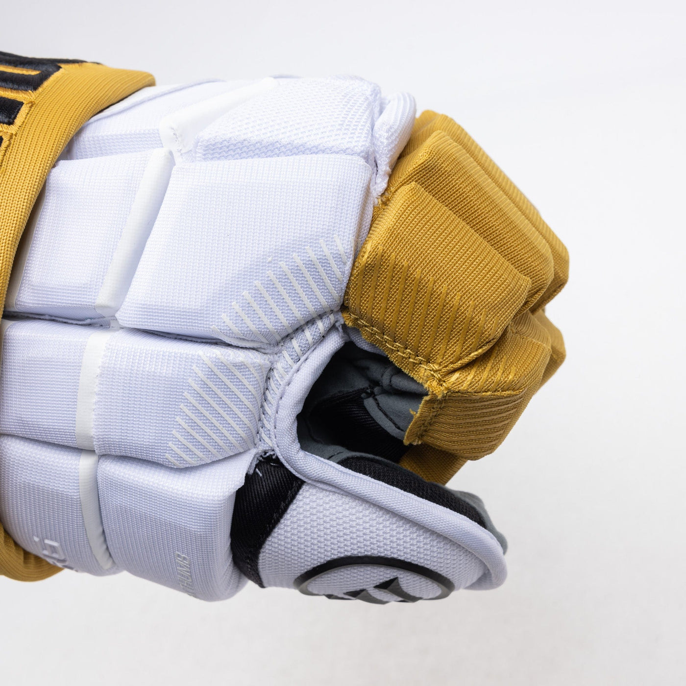 Warrior QR6 Pro Stock Senior Hockey Glove - Vegas Golden Knights White - TheHockeyShop.com